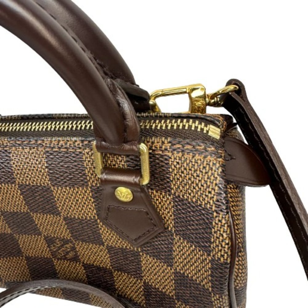 Louis Vuitton Damier Ebene Mini Sac HL Speedy bag Authentic LV handbag Vintage - Picture 11 of 16